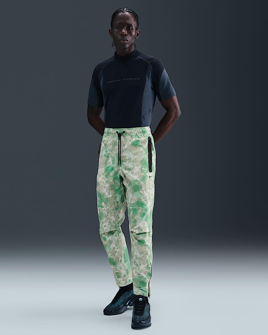 Nike Tech Men's Dri-FIT Woven Camo Tapered Trousers. Nike ID